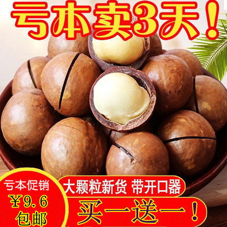 夏威夷果奶油味500g 110g袋裝每日?qǐng)?jiān)果炒貨休閑零食小吃大禮包